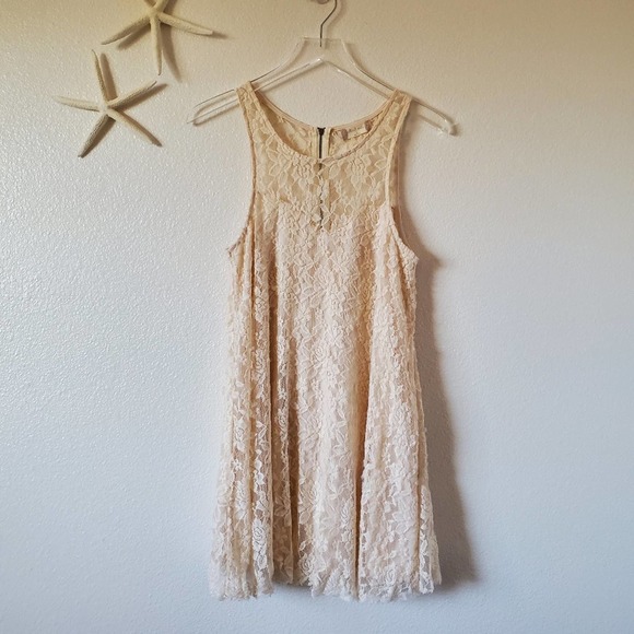 Altar'd State Lace Midi Casual Dress Size Large - Picture 1 of 5